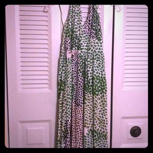 Cotton halter dress